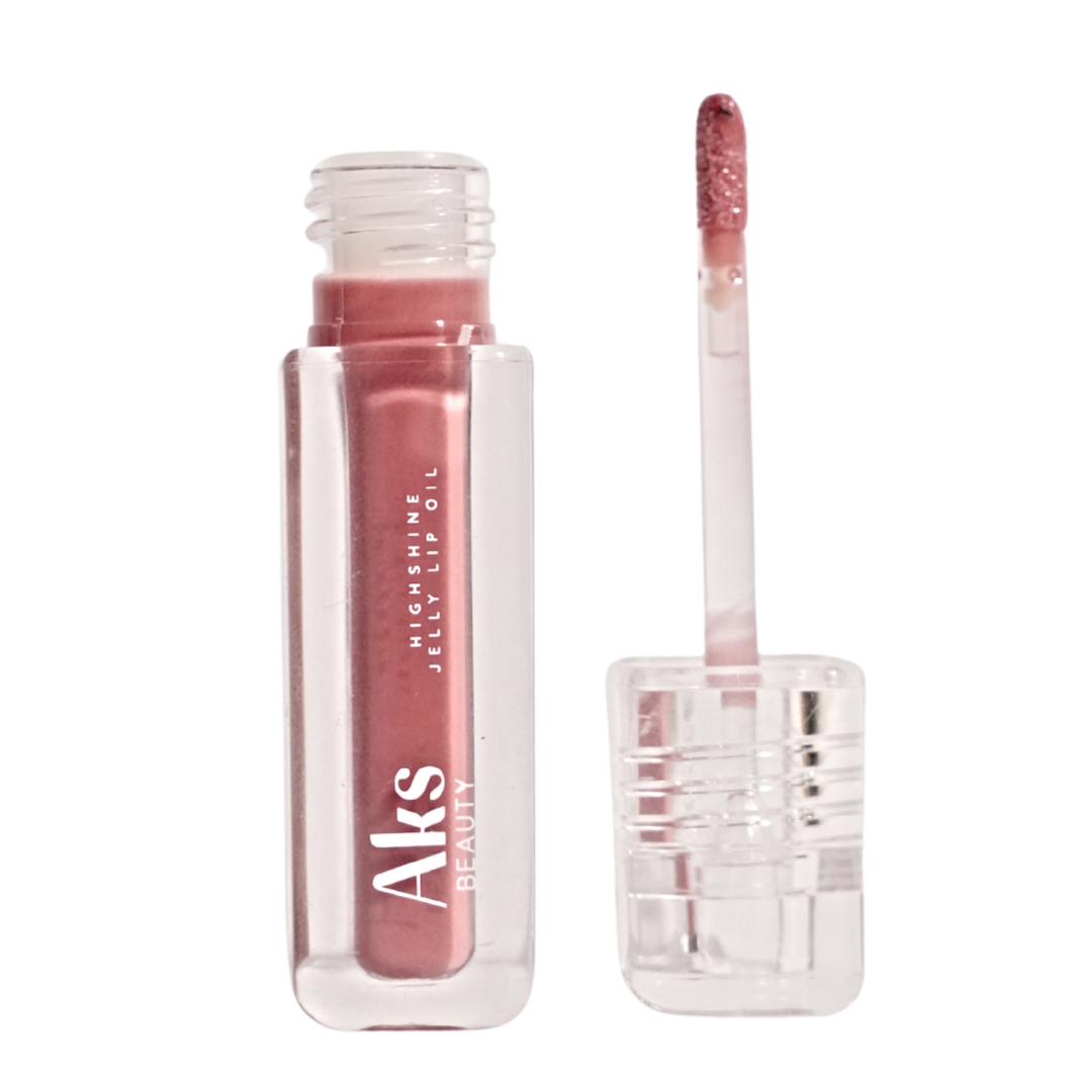 High Shine Jelly Lip Oil - Rose Crush