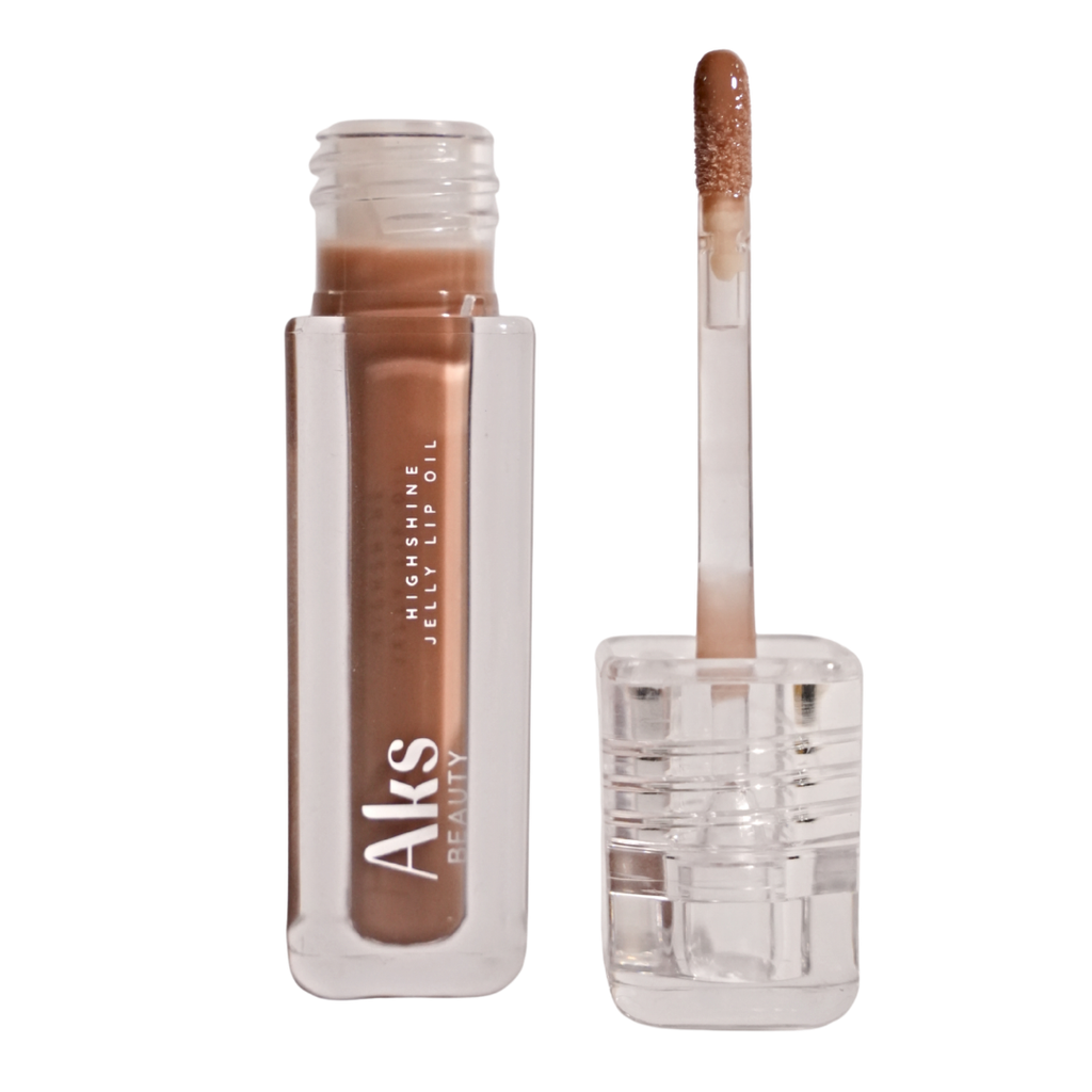 High Shine Jelly Lip Oil - Dirty Chai