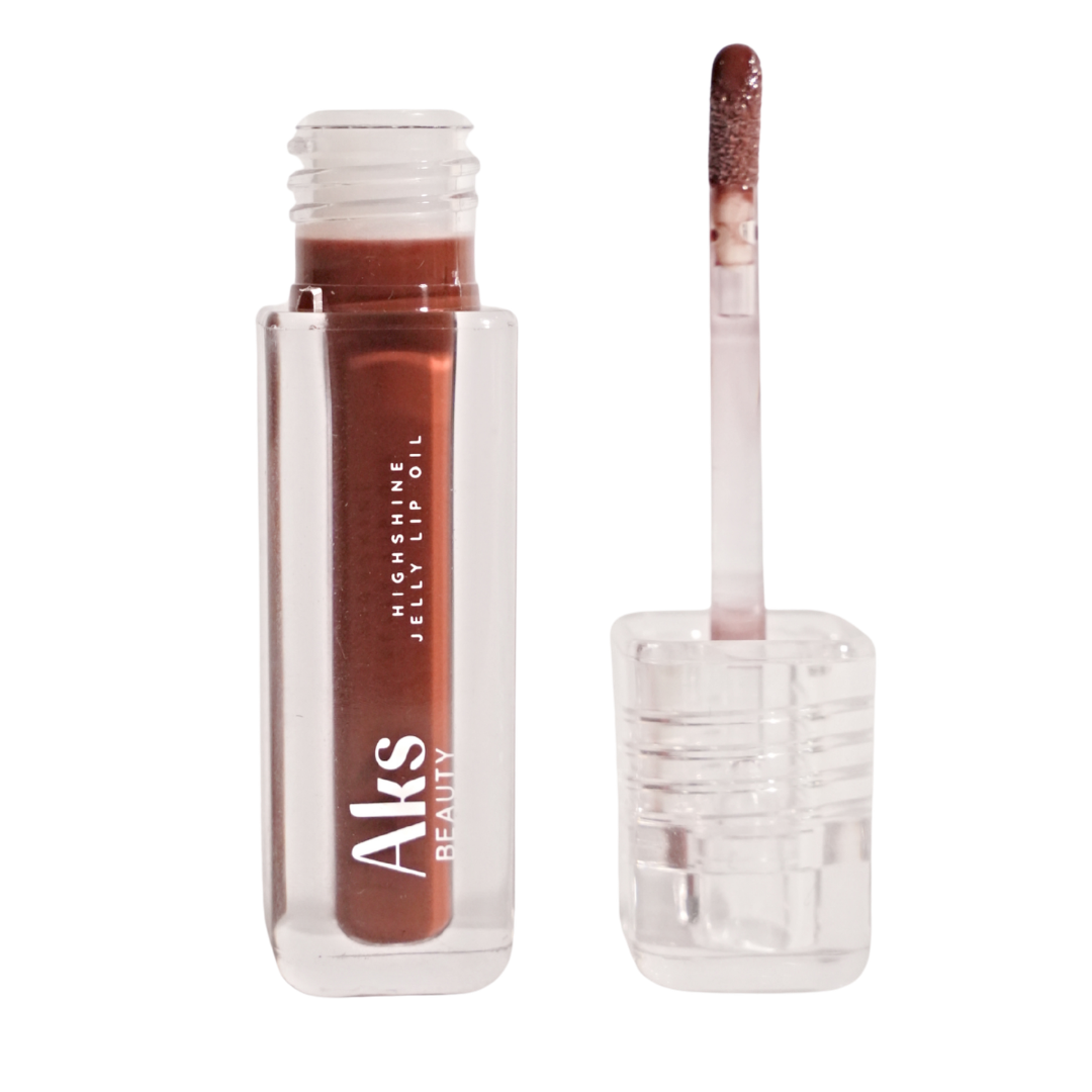 High Shine Jelly Lip Oil - Cashmere Coco