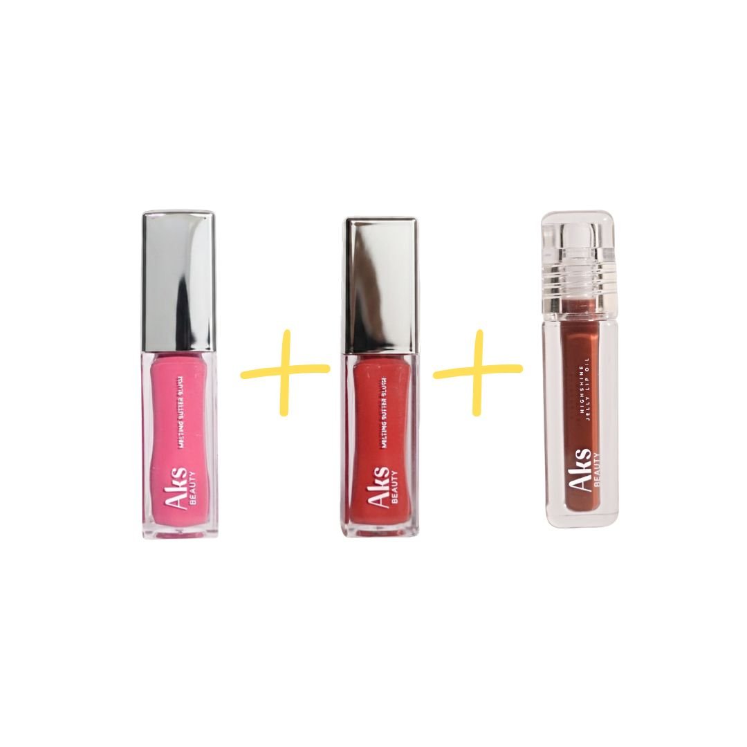 2 Blush and 1 Lip Oil Bundle - Aks Beauty
