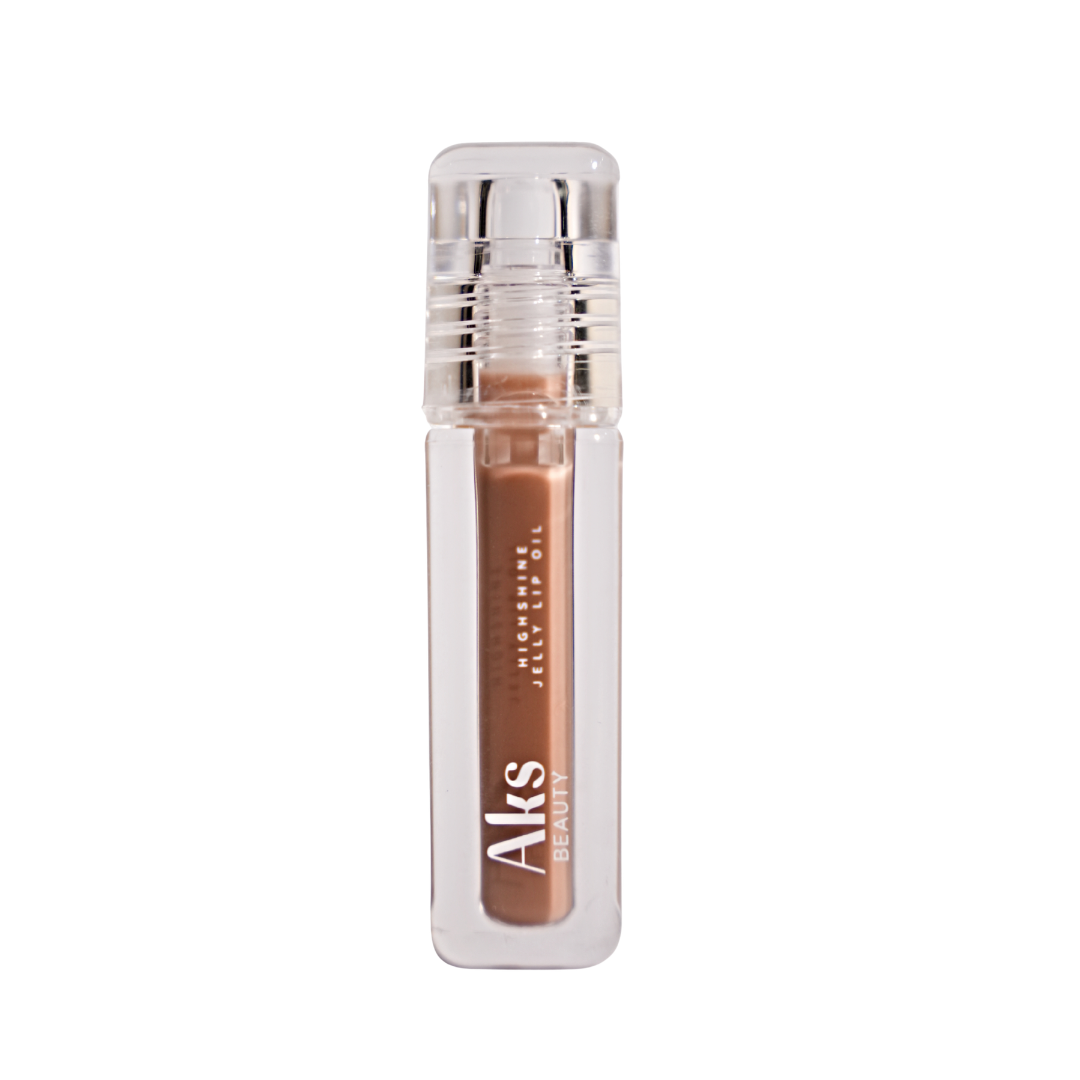 High Shine Jelly Lip Oil - Dirty Chai