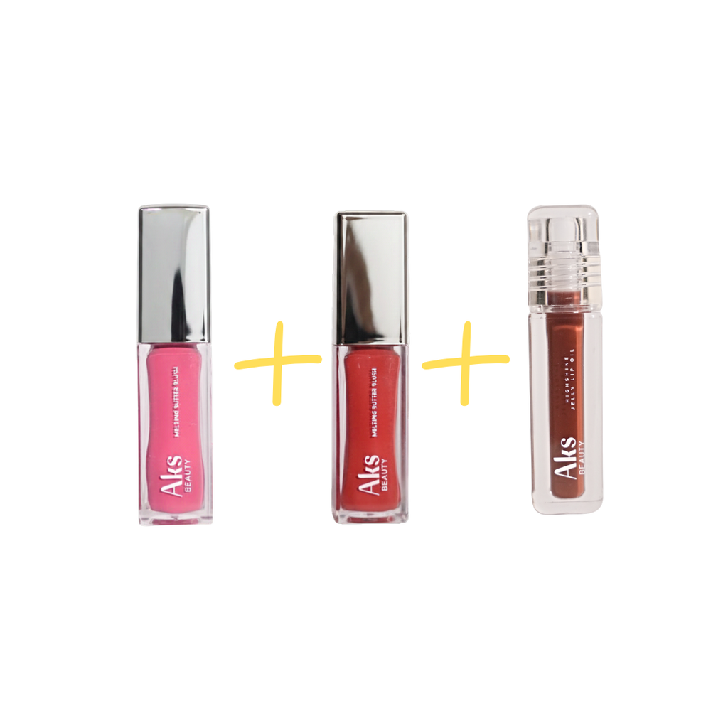 2 Blush and 1 Lip Oil Bundle